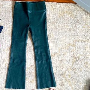 SPRWMN Cropped Leather Pants